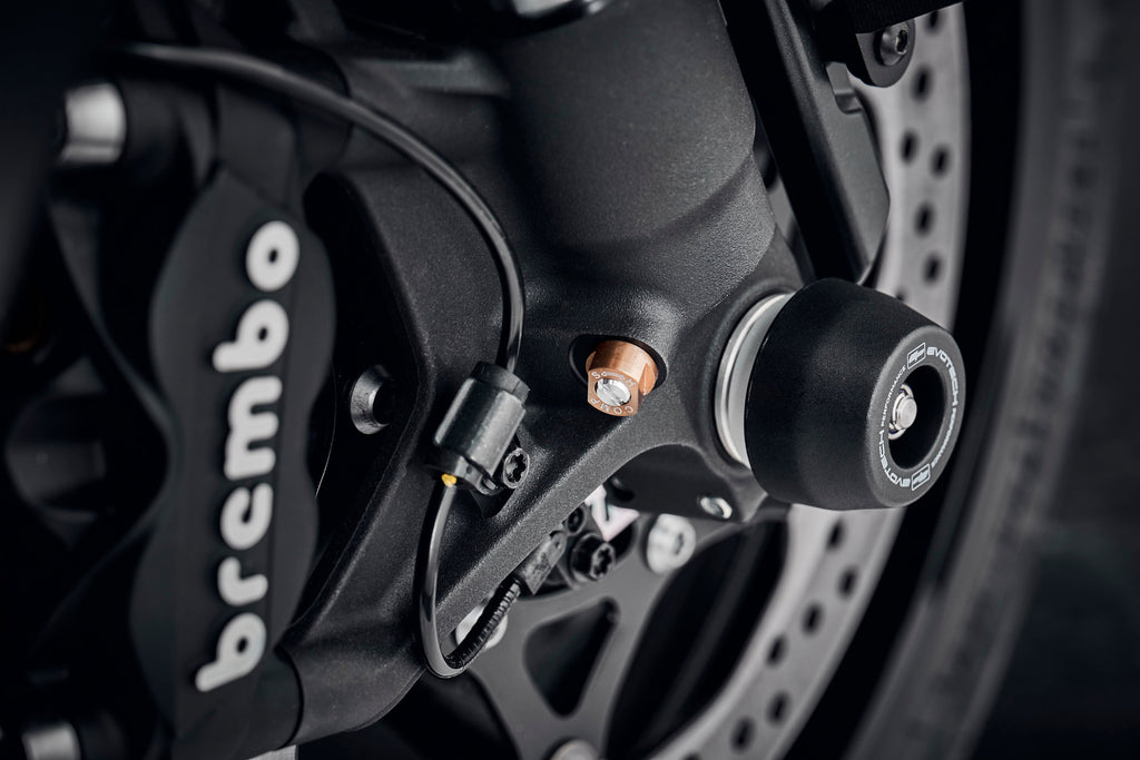 Evotech Front Spindle Bobins - Suzuki GSX -S1000GX + (más) (2024+)