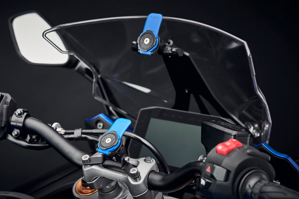 Evotech Quad Lock Monte de navegación por satén - Suzuki GSX -S1000GT (2022+)