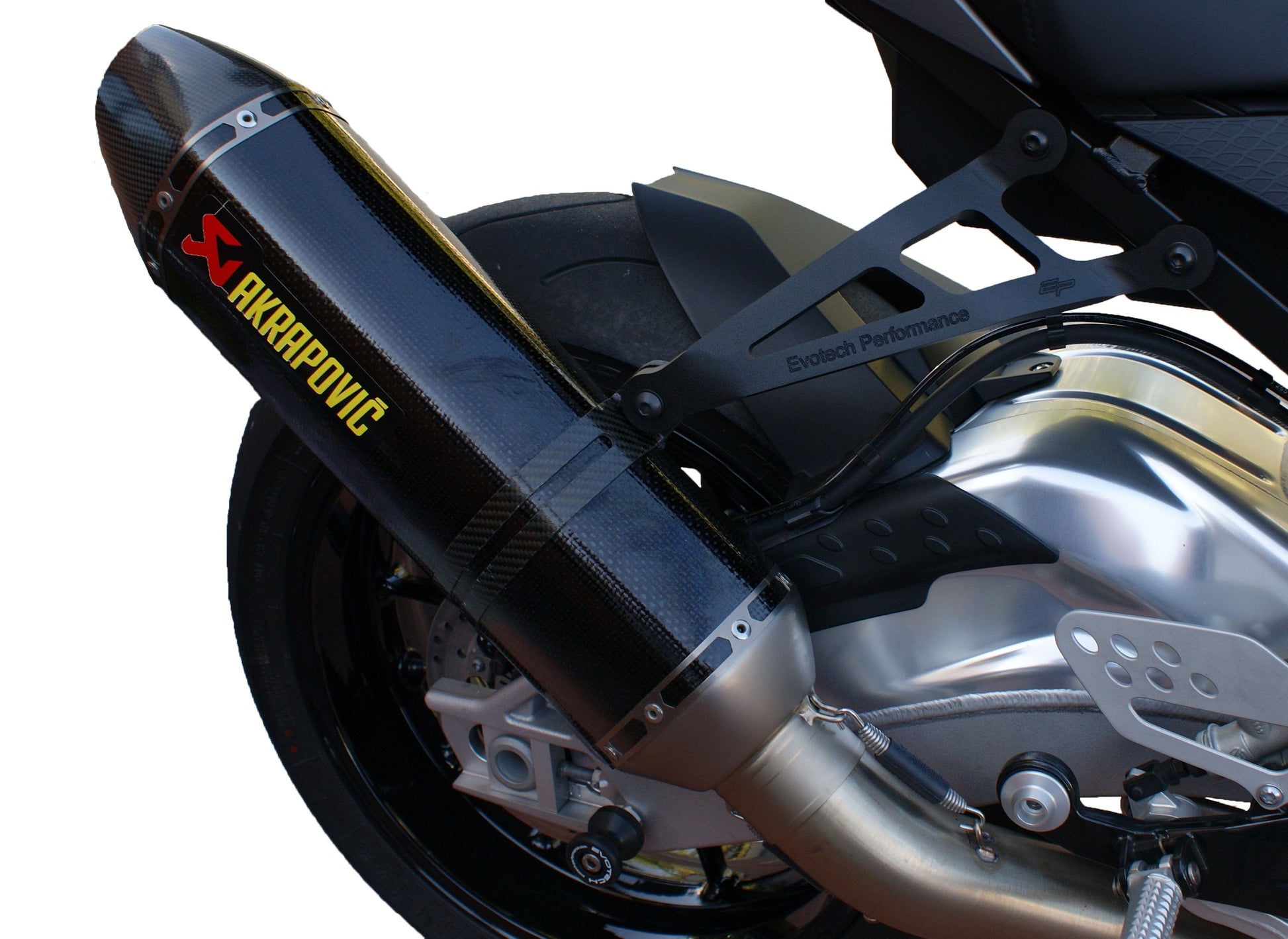 Evotech BMW S 1000 RR Akrapovic Uitlaatsteun & Duosteun Vervanger Kit (2010 - 2011)