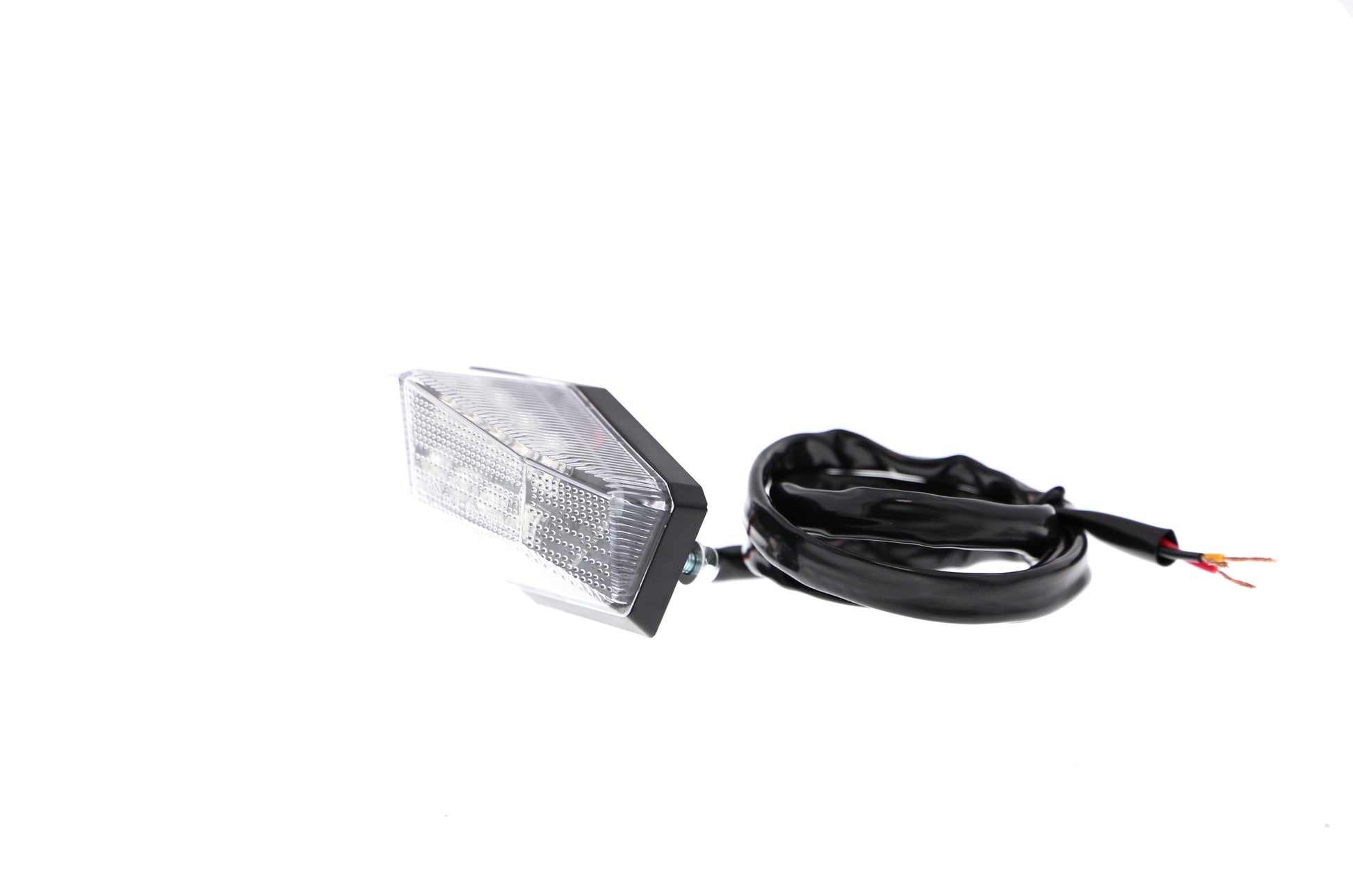 Evotech Combination Rear Light / Number Plate Light (Clear)