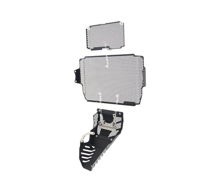 Evotech Ducati Multistrada 1200 Radiatorcover Oliekoelercover en Motorblok Beschermer Set 2015 - 2017