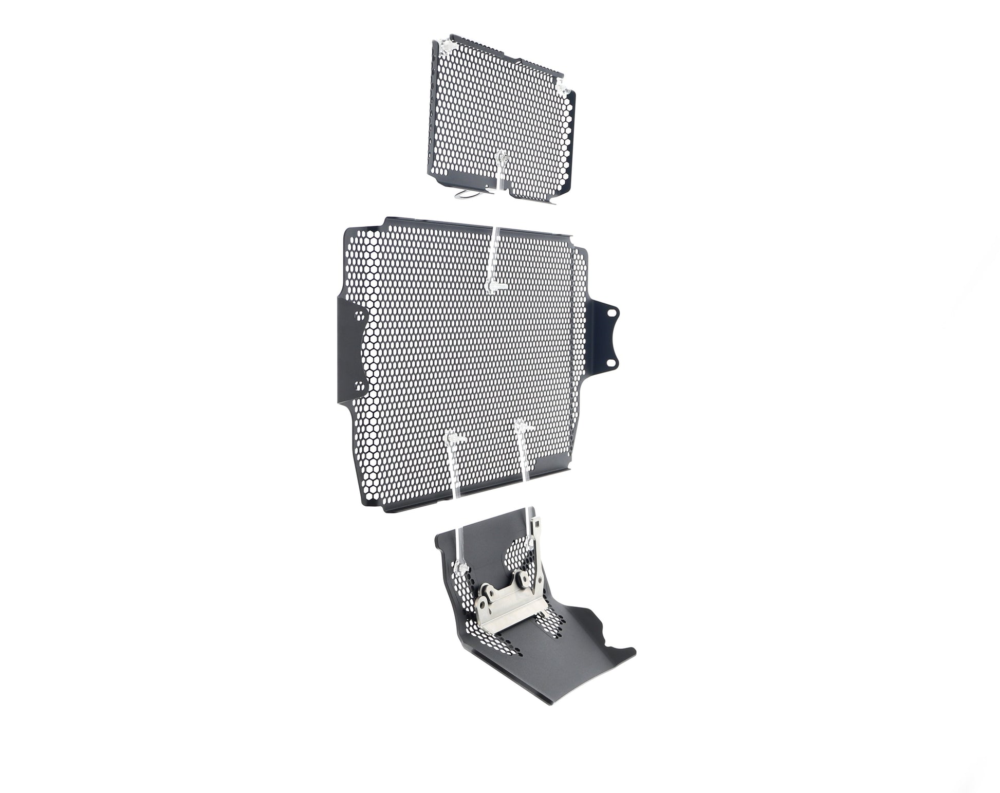 Evotech Ducati Multistrada 1200 Enduro Radiator & Oil And Motorblok Beschermer Set 2016 - 2018