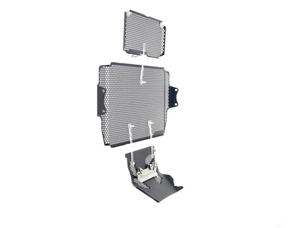 Evotech Ducati Multistrada 1200 Enduro Radiator & Oil And Motorblok Beschermer Set 2016 - 2018