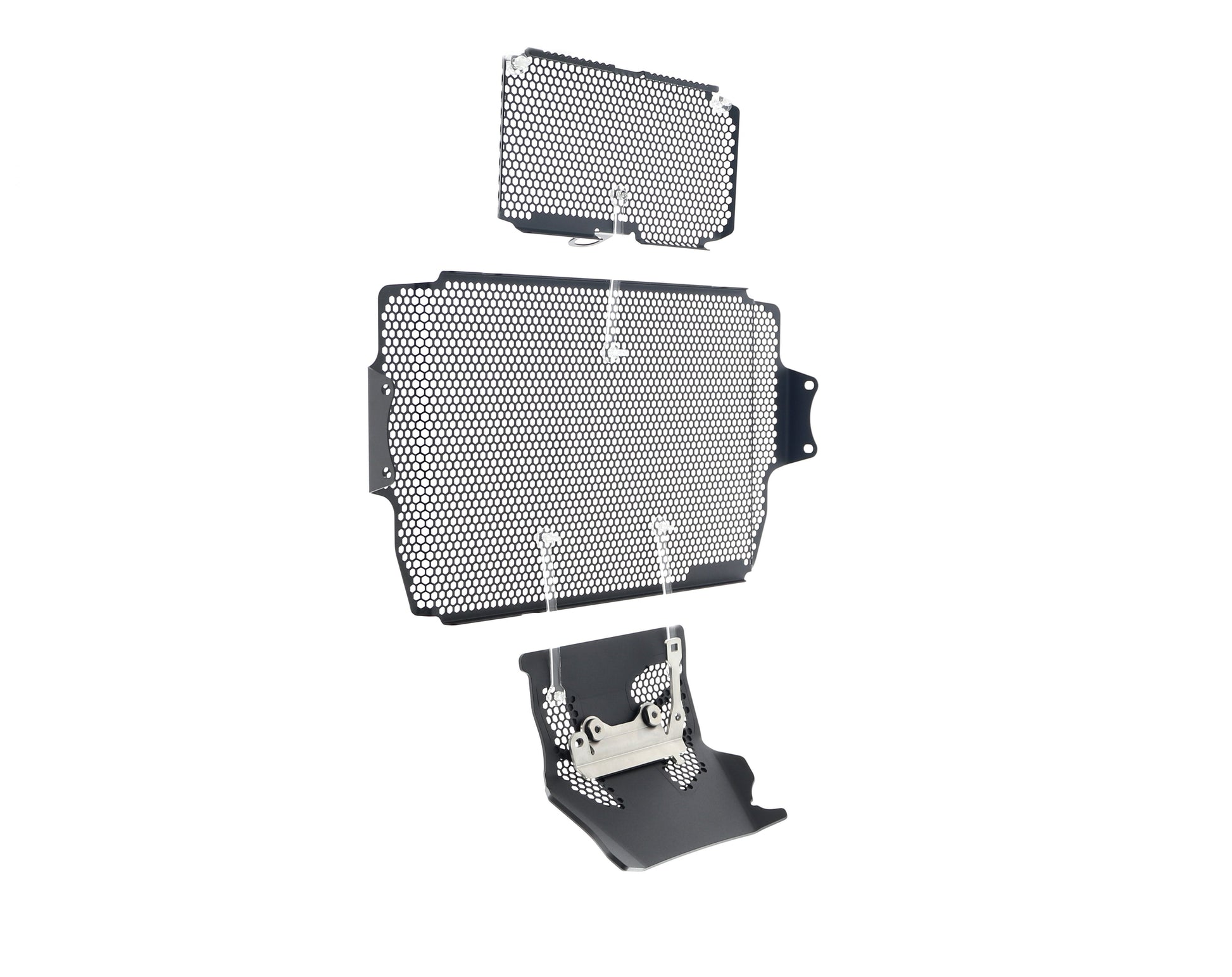 Evotech Ducati Multistrada 1260 Enduro Radiatorcover Oliekoelercover en Motorblok Beschermer Set (2019 - 2021)