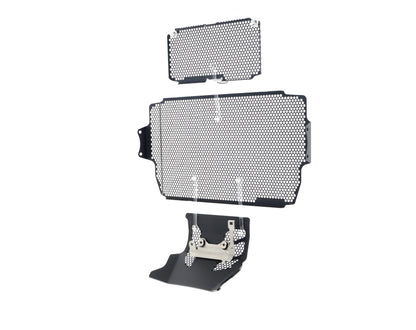 Evotech Ducati Multistrada 1260 Enduro Radiatorcover Oliekoelercover en Motorblok Beschermer Set (2019 - 2021)