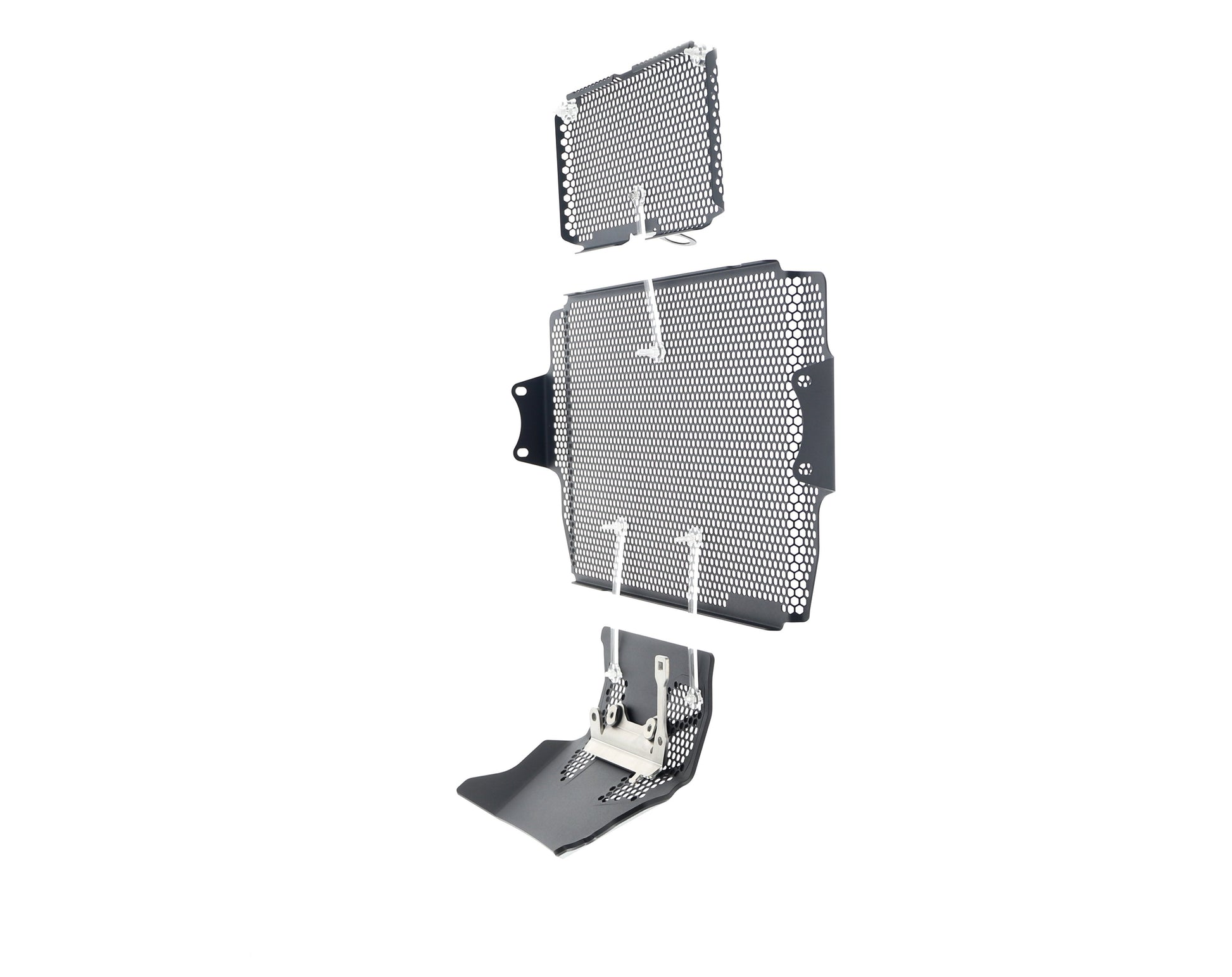 Evotech Ducati Multistrada 1200 Enduro Radiator & Oil And Motorblok Beschermer Set 2016 - 2018