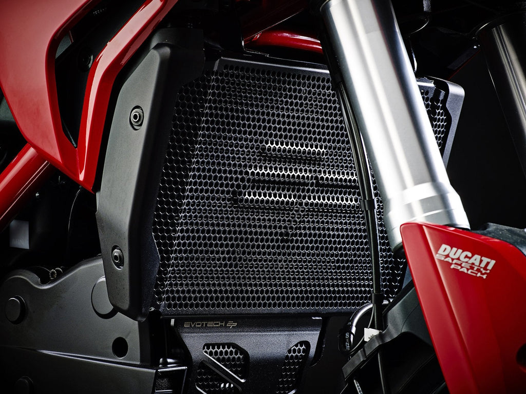 Evotech Ducati Hypermotard 821 Radiator och motorvaktuppsättning 2013 - 2015