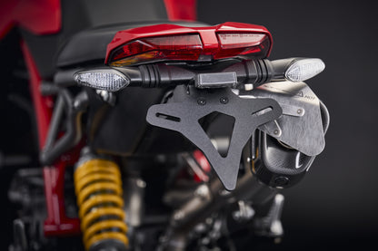 Evotech Ducati Hypermotard 950 RVE Kentekenplaathouder (2020-2025) (Termignoni Single Race Exhaust Compatible)