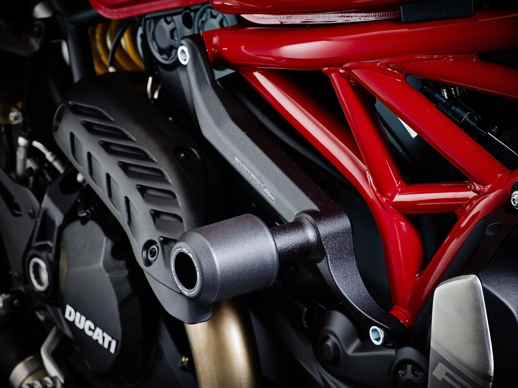 Evotech Ducati Monster 821 Protección contra el choque del marco sigiloso (2019-2020)