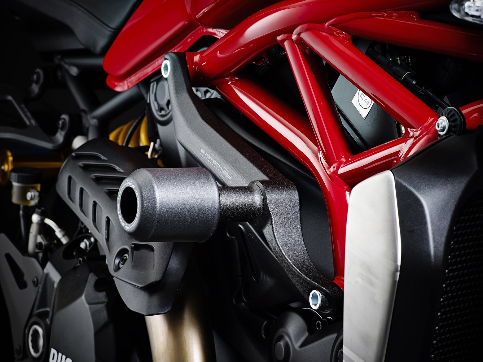 Evotech Ducati Monster 1200 R Frame Valblokken set 2016 - 2019