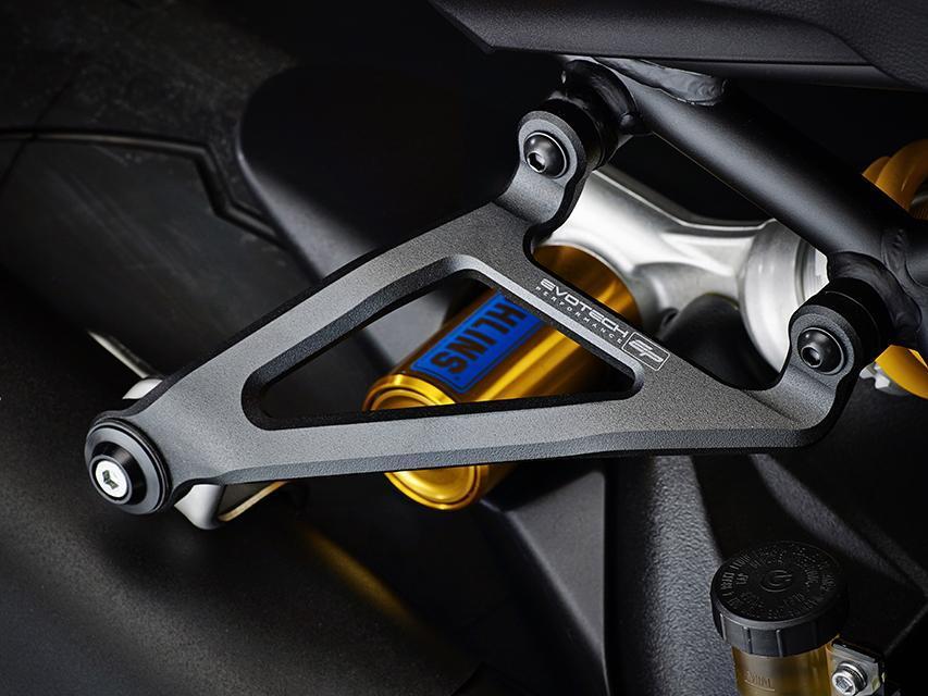 Evotech Ducati Monster 1200 S Exhaust Hanger &amp; Pillion Footpeg Removal Kit (2014 - 2016)