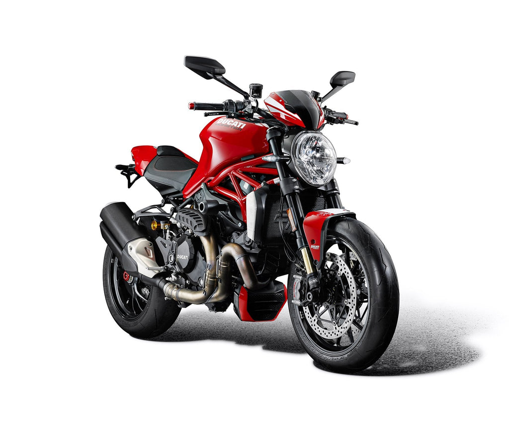 Evotech Ducati Monster 1200 Auspendellanhänger und Sozius Footrap Entfernung (2017 - 2021)