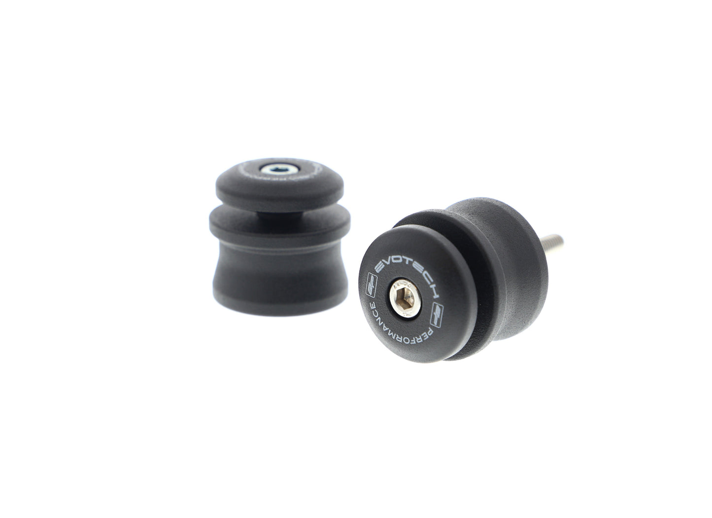 EP Bar End Weights for the Ducati Multistrada 1200 Enduro Pro have a bespoke two-piece design to attach to the motorcycle’s handlebars whilst fitting with the original handguards. The handlebar weights also feature a matt, black powder-coating with EP logos. 