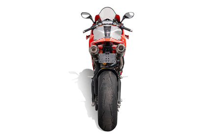 Verstelbare kentekenplaathouder Ducati Streetfighter V4 (2025+) For Akrapovic Titanium Full Race Exhaust System