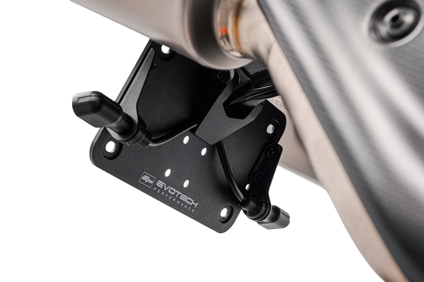 Verstelbare kentekenplaathouder Ducati Streetfighter V4 (2025+) For Akrapovic Titanium Full Race Exhaust System