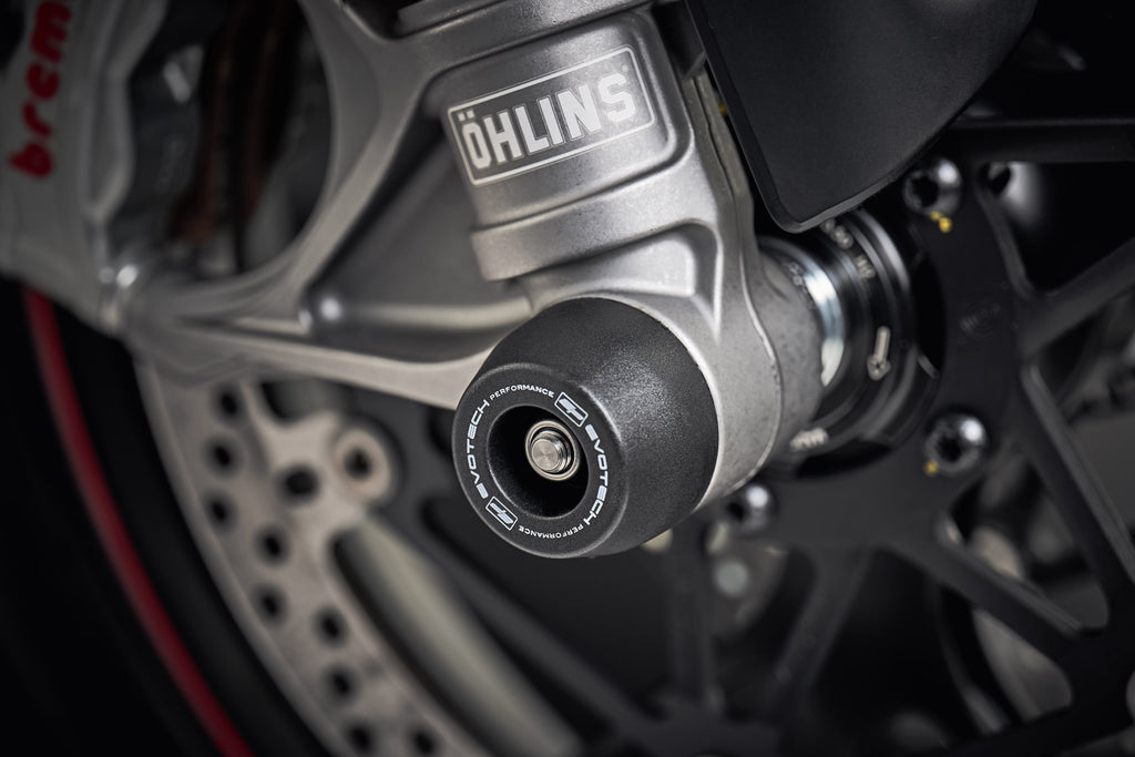 Evotech Front Spindle Bobbins - Ducati Panigale V4 Speciale (2018-2020)