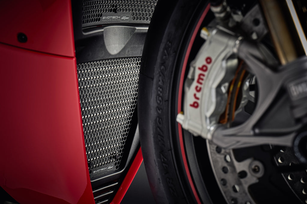 Evotech Ducati Panigale V4 Radiator Guard Set (2018 - 2020)