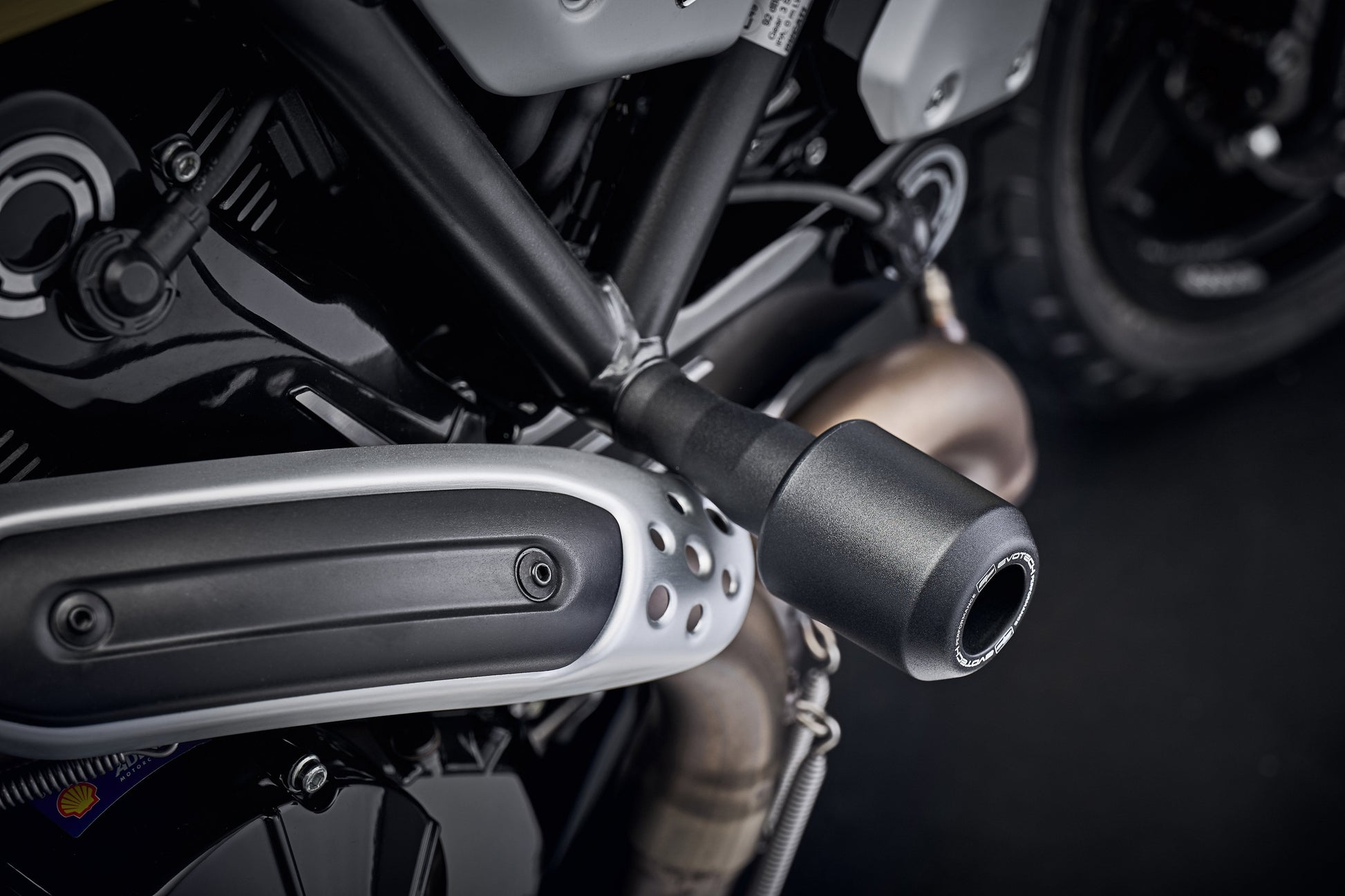 Evotech Ducati Scrambler 1100 Urban Motard Valblokken set (2022)