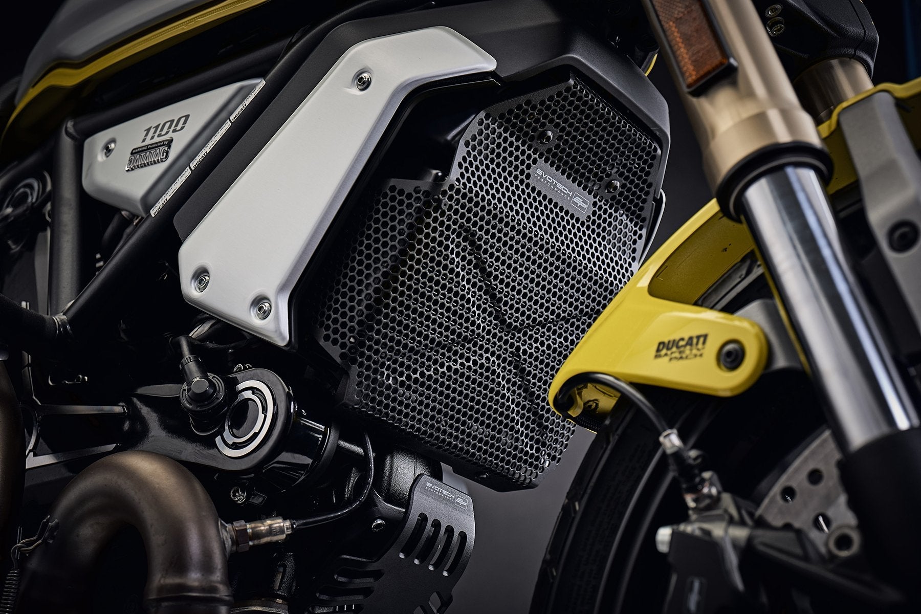 Evotech Ducati Scrambler 1100 Special Oliekoeler Beschermer (2018-2020)