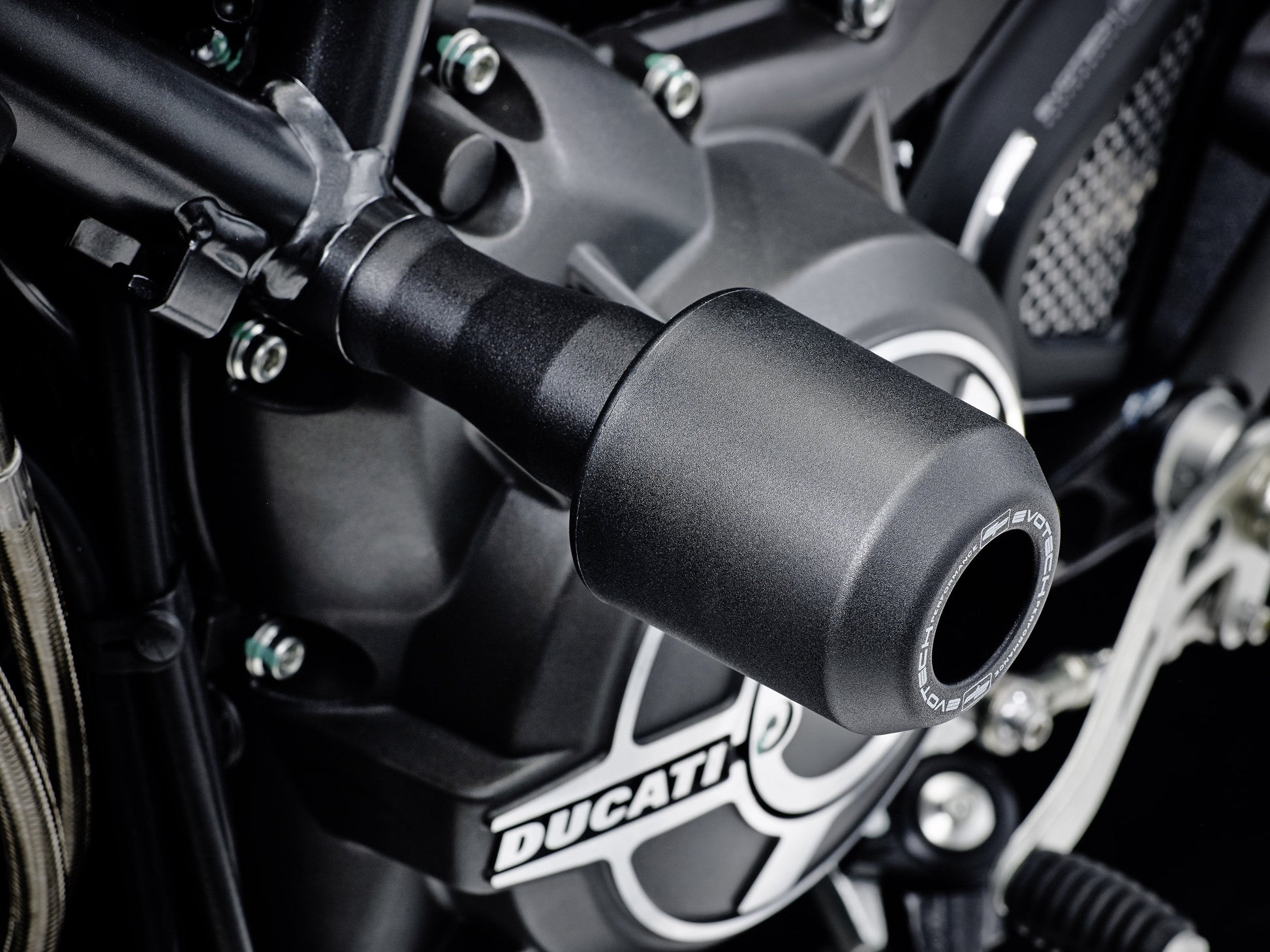 Evotech Ducati Scrambler Flat Tracker Pro Valblokken set 2016