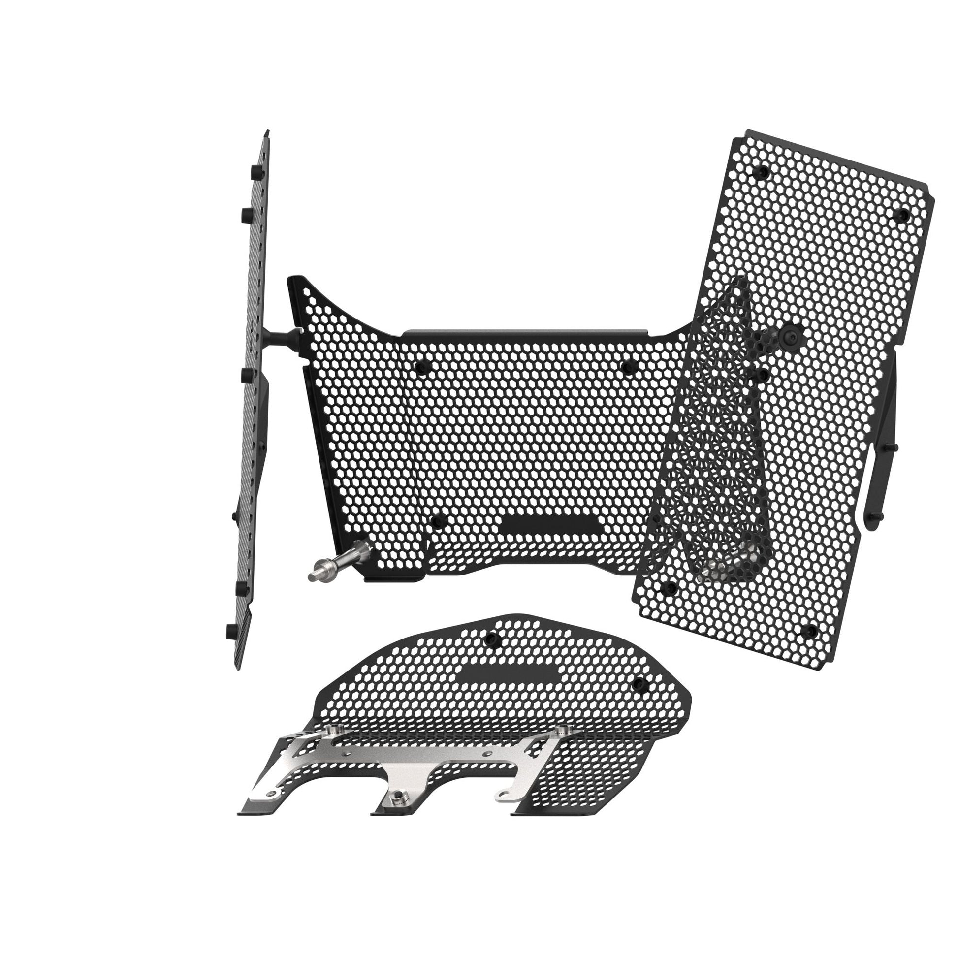 Evotech Multistrada V4 Pikes Peak Radiator Oil Cylinder Head Guard Set (2022+)