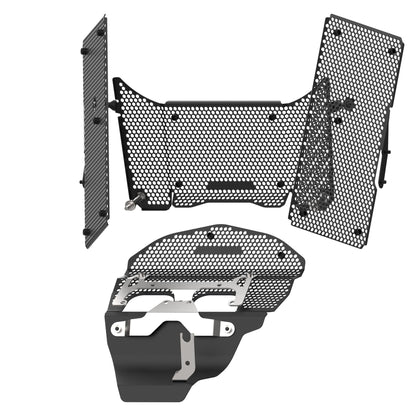 Evotech Multistrada V4 S Grand Tour Radiator Cylinder Head Guard Complete Set (2024+)