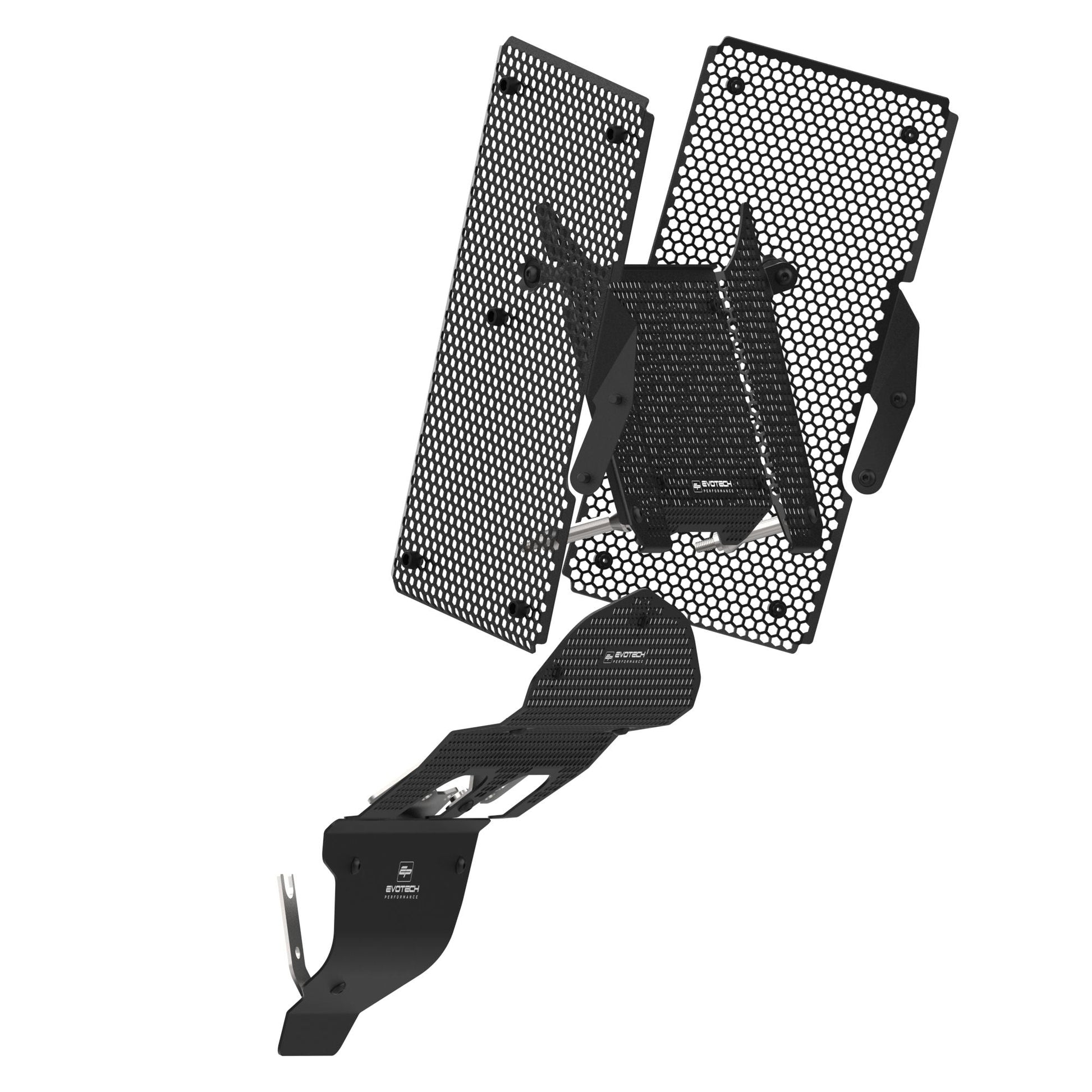 Evotech Multistrada V4 RS Radiator Cylinder Head Guard Complete Set (2024+)