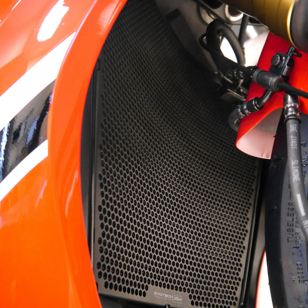 Close up of the EP Radiator Guard for Honda CBR1000RR SP