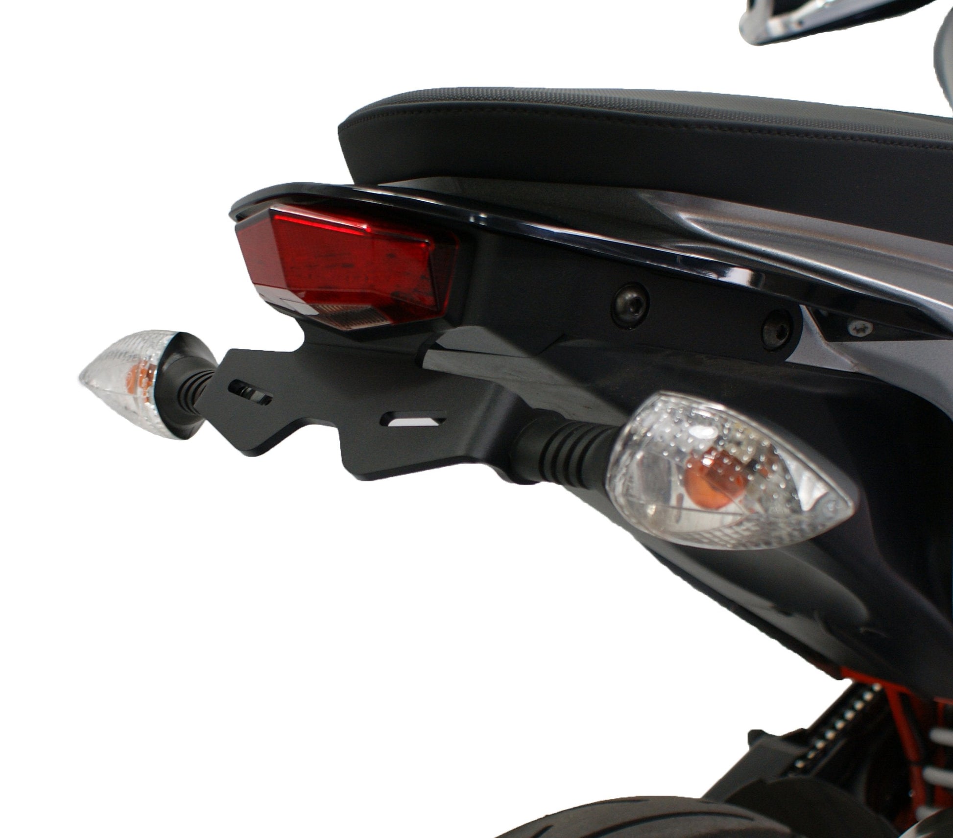 Evotech KTM 690 Duke Kentekenplaathouder 2012 - 2019 (Red Rear Light)