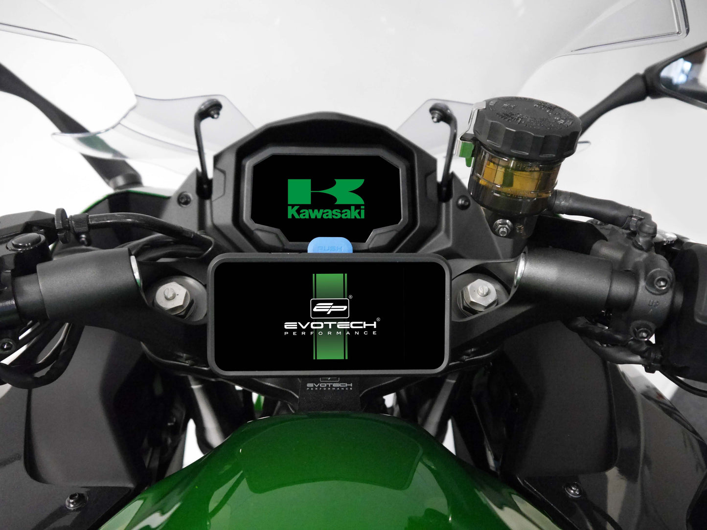 Evotech Quad Lock Sat Nav Mount - Kawasaki Ninja 1000SX 40th Anniversary Edition (2024+)