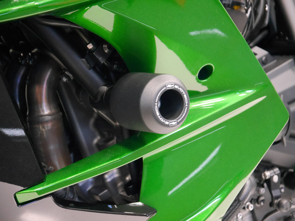 Evotech Kawasaki Ninja H2 SX Protección de bloqueo del marco principal (2022+)