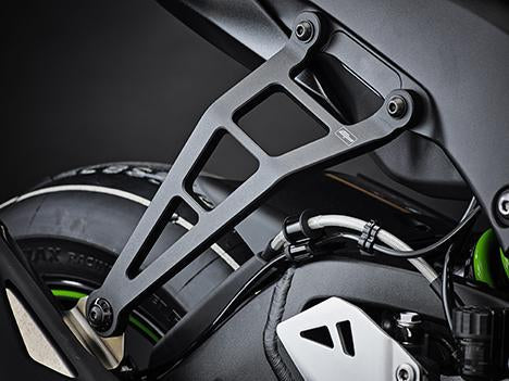 Evotech Kawasaki Ninja ZX-10R Performance Exhaust Hanger &amp; Pillion Footpeg Removal Kit (2021+)