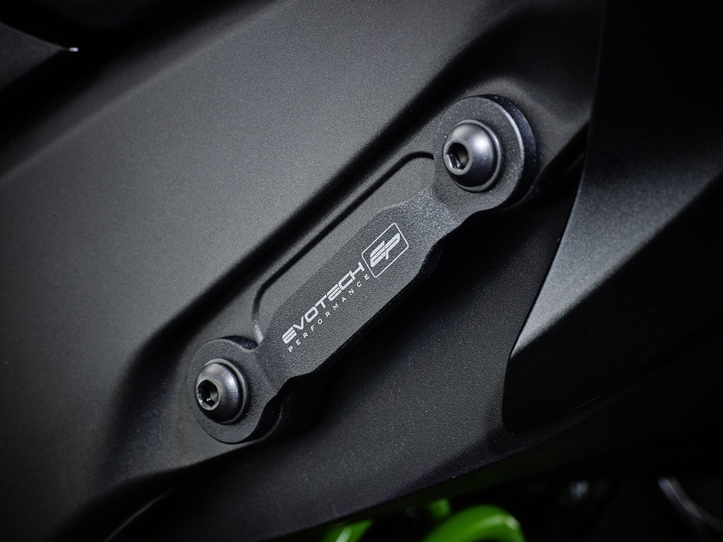 Evotech Kawasaki ZX-10R Performance Exhaust Hanger &amp; Pillion Footpeg Removal Kit (2019-2020)