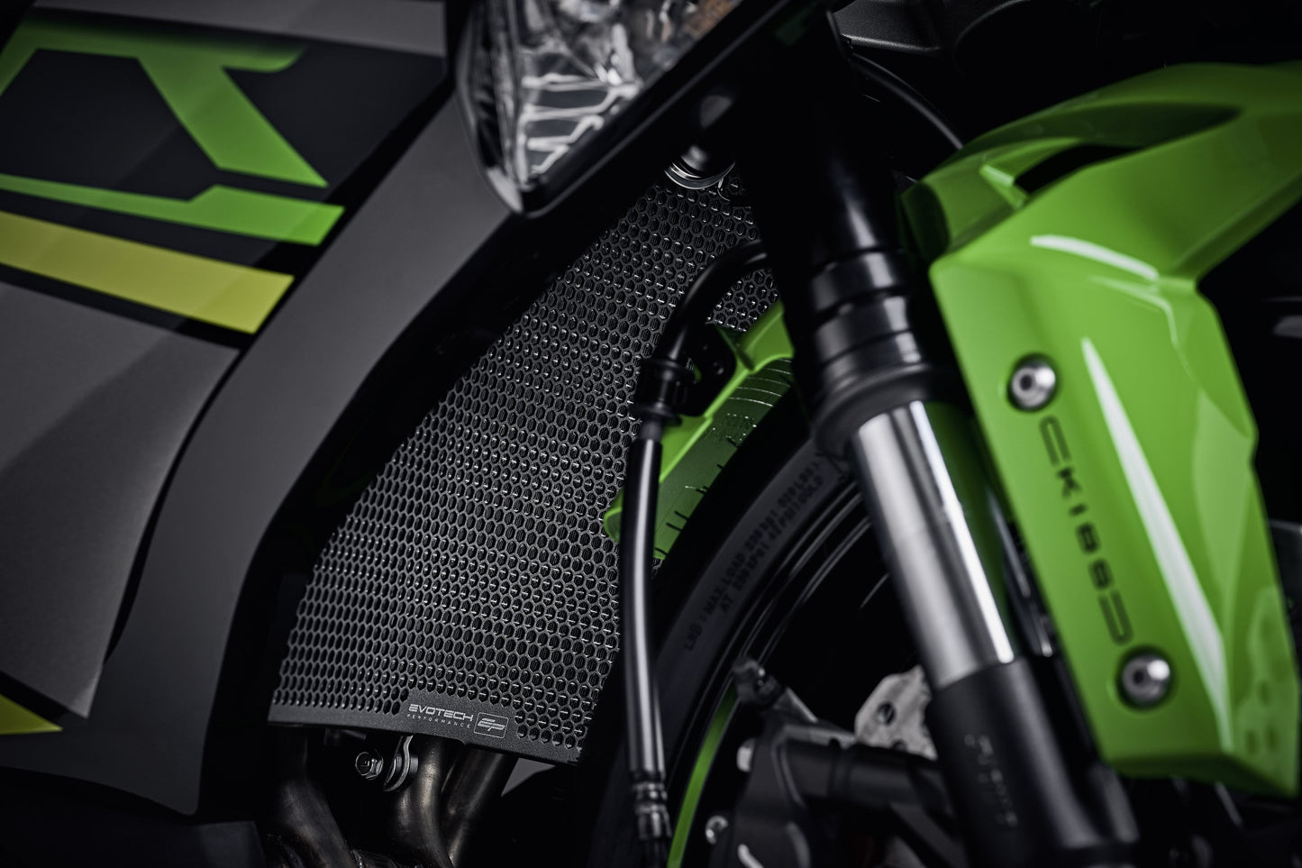 Evotech Kawasaki ZX636 Radiator Guard 2013 - 2018