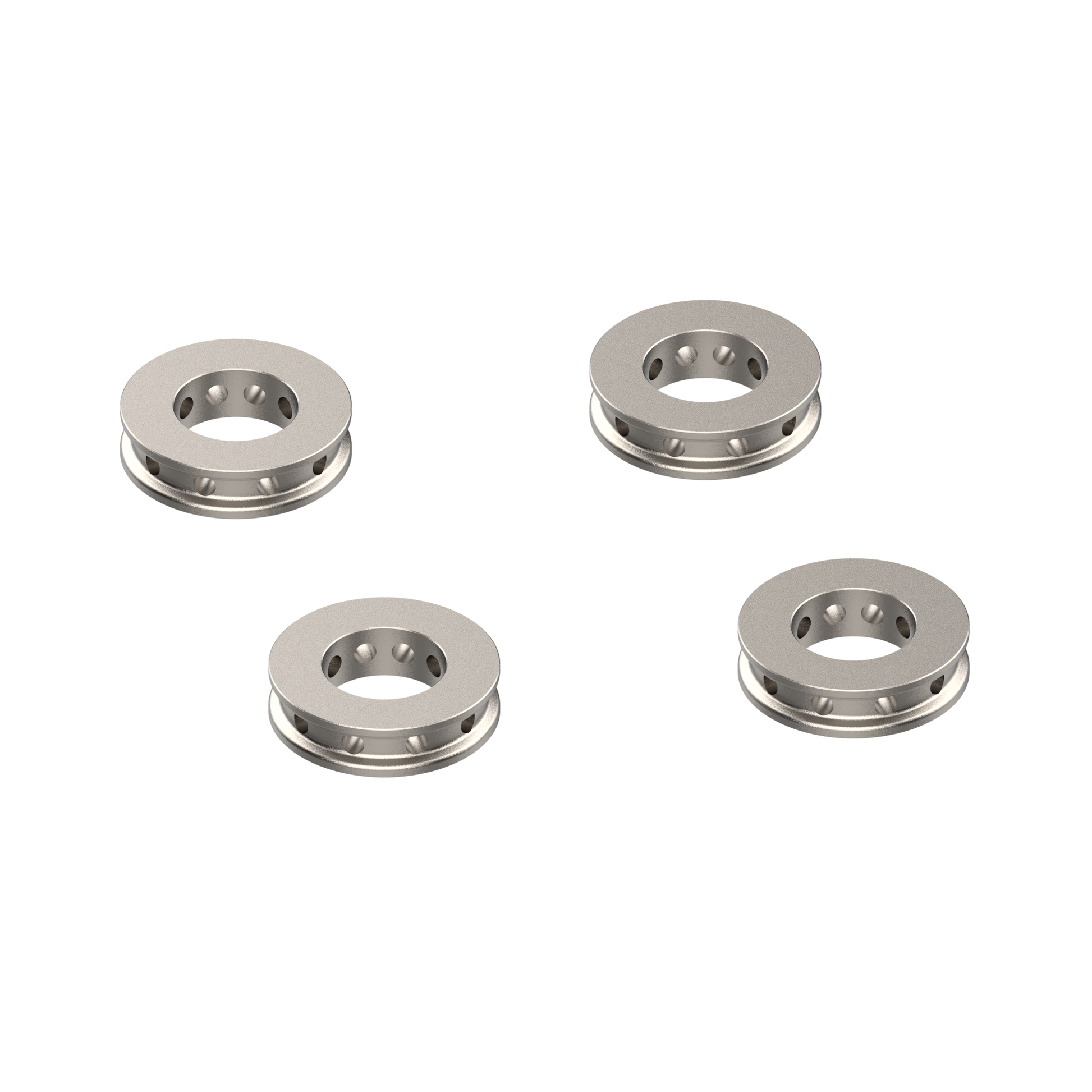 Evotech Ducati Panigale V4 SP2 Titanium Remklauw Spacers (2023- 2024)