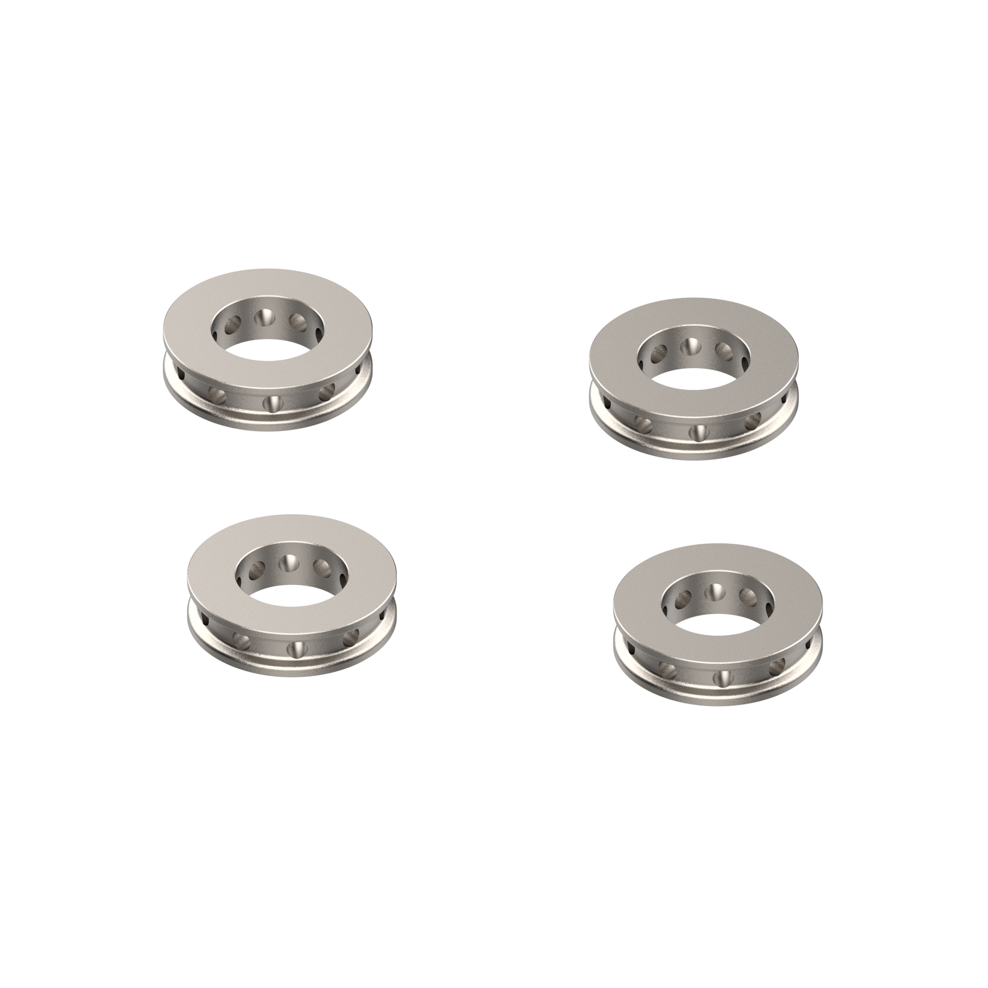 Evotech Ducati Panigale V4 SP2 Titanium Remklauw Spacers (2023- 2024)