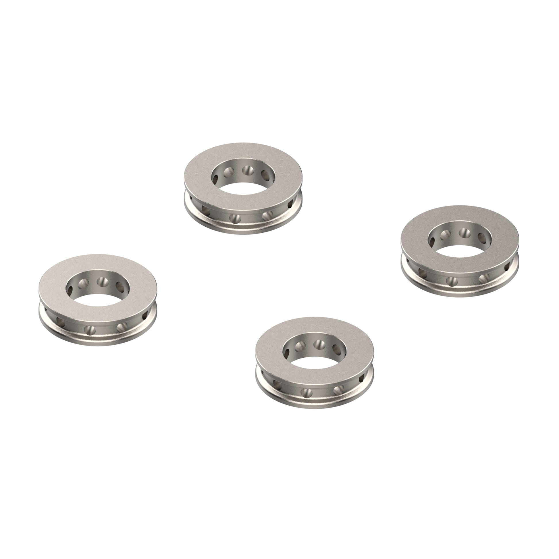 Evotech Ducati Panigale V4 SP2 Titanium Remklauw Spacers (2023- 2024)
