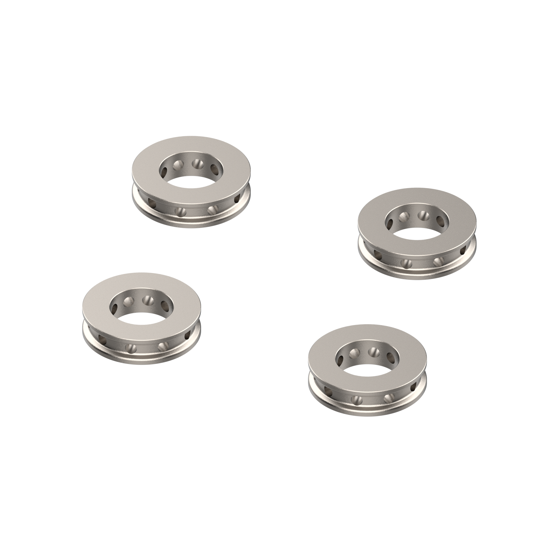 Evotech Ducati Panigale V4 SP2 Titanium Remklauw Spacers (2023- 2024)
