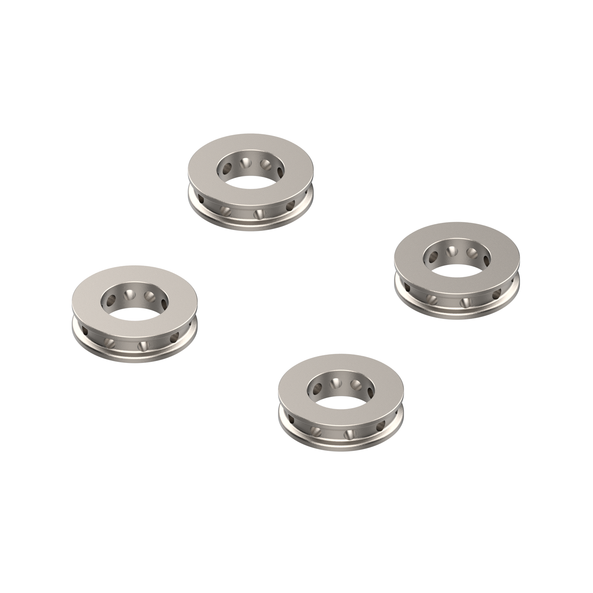 Evotech Ducati Panigale V4 Titanium Remklauw Spacers (2021 - 2024)