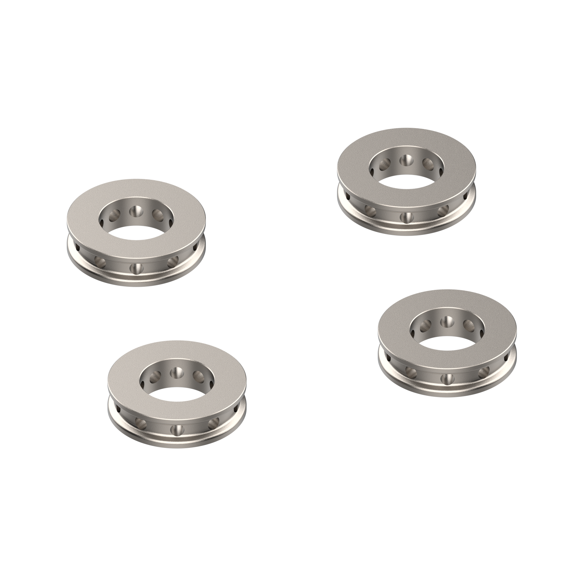 Evotech Ducati Panigale V4 SP2 Titanium Remklauw Spacers (2023- 2024)