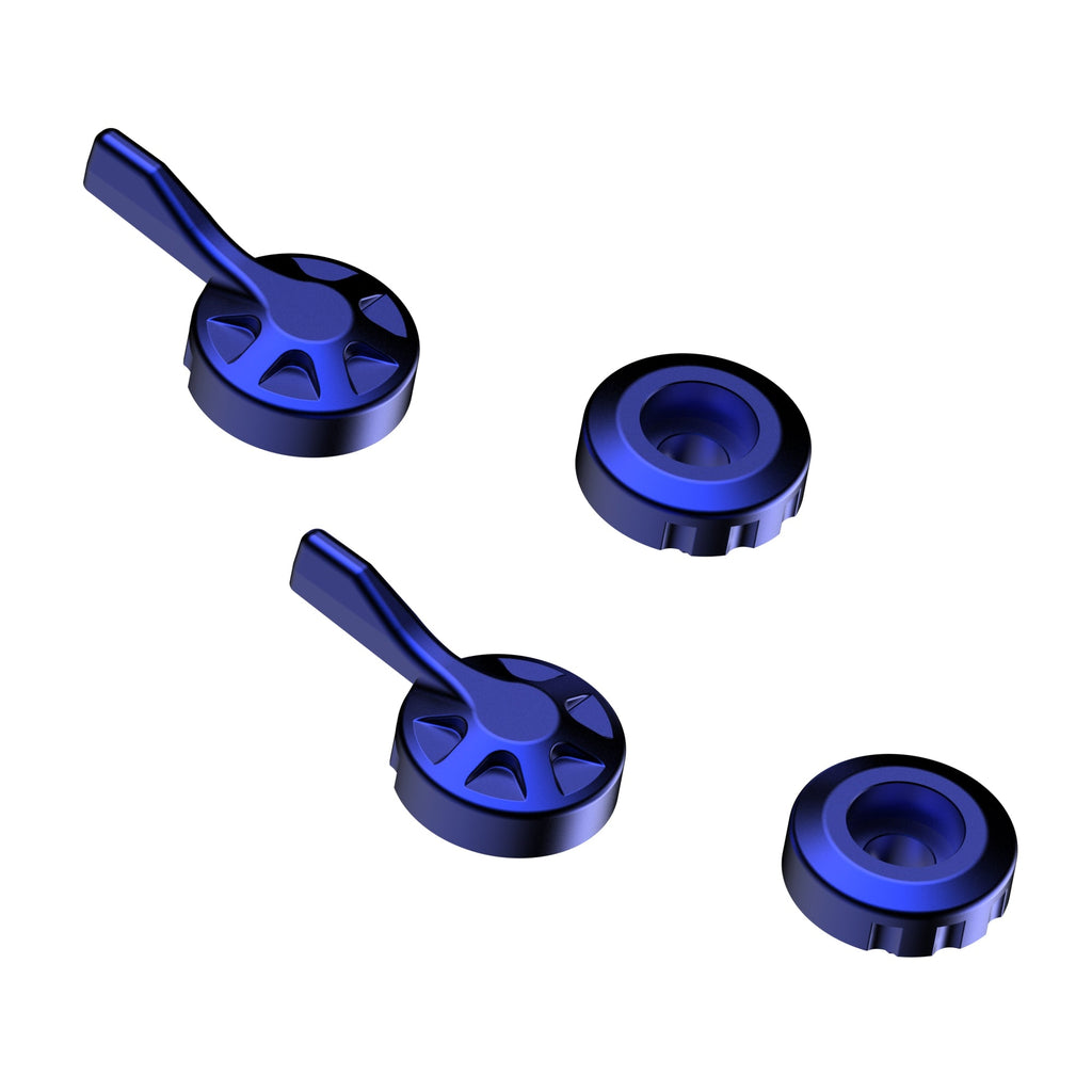 Evotech Evo Brake And Clutch Lever Blue Adjusters