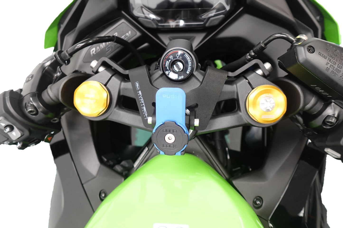 Evotech Quad Lock Sat Nav Mount - Kawasaki Ninja ZX -4RR 40th Anniversary Edition (2024+)