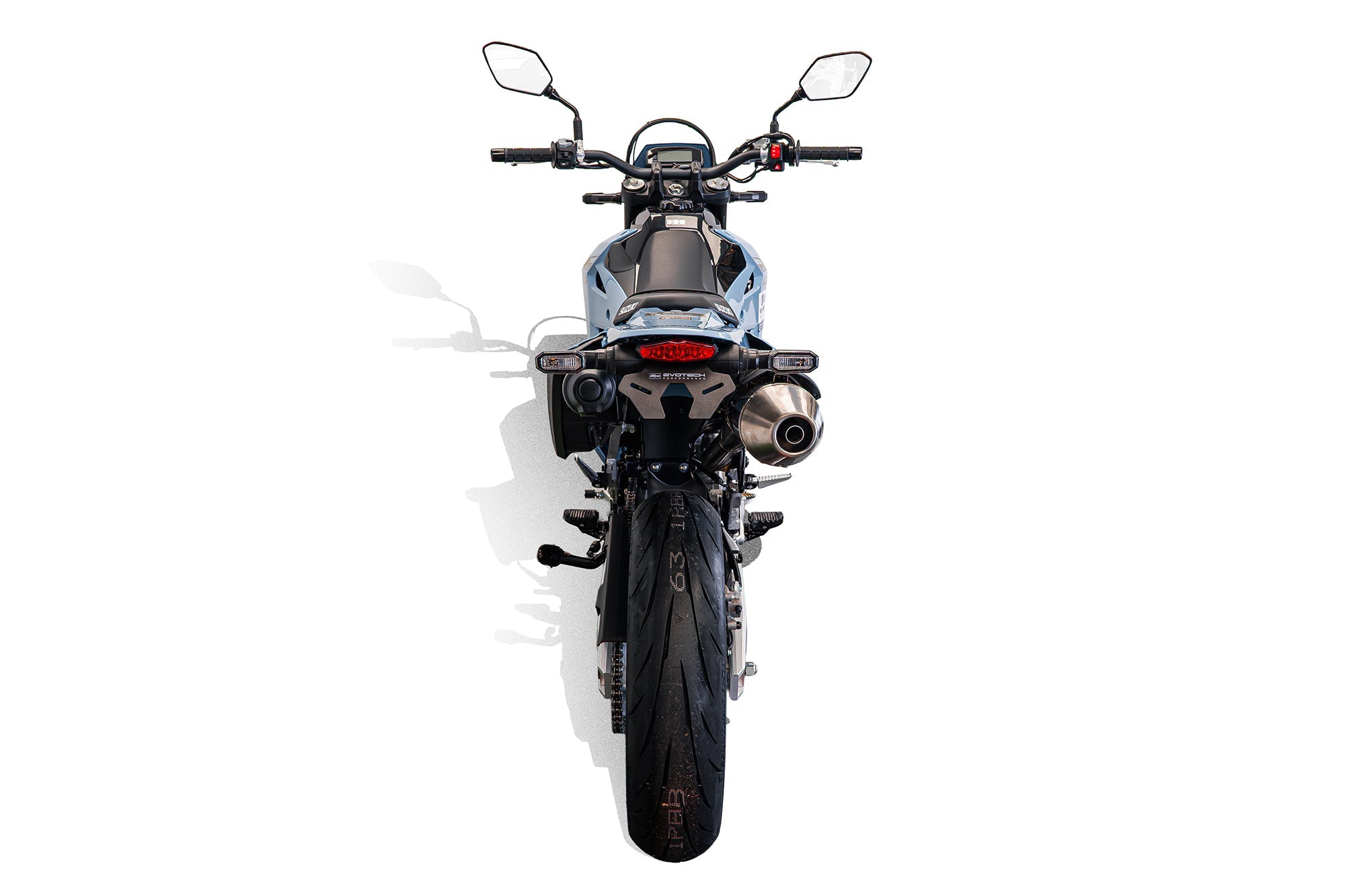 Kentekenplaathouder (Rood Achterlicht) Evotech - Suzuki DR-Z4S