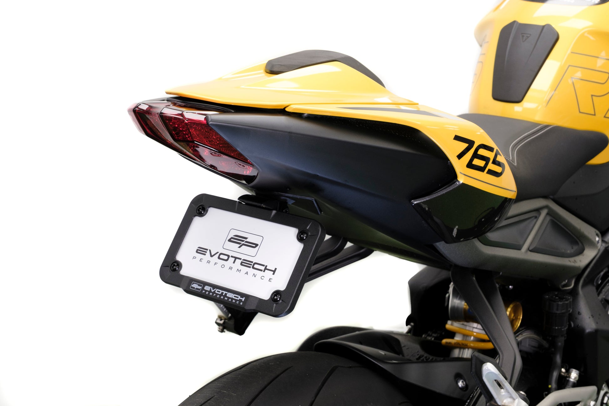 Kentekenplaathouder Evotech Dynamic Triumph Street Triple RX (2015 - 2016)