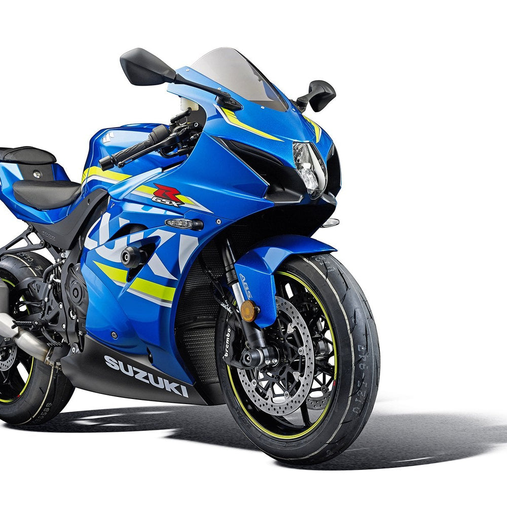 
                  
                    Suzuki GSX-R1000 motorcycle with EP accessories
                  
                