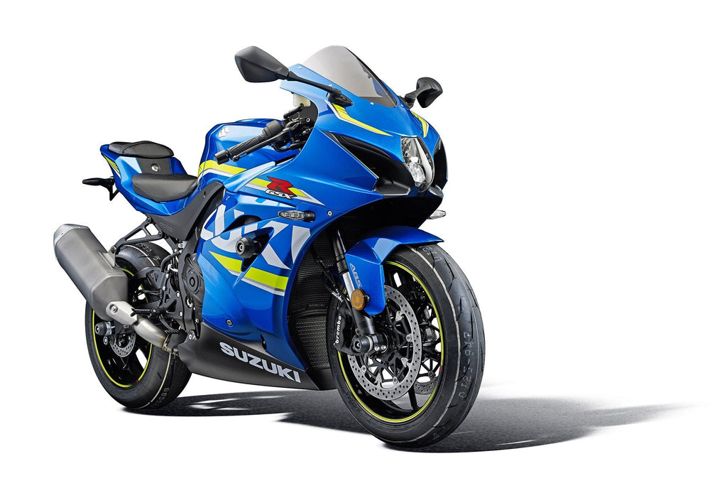 Suzuki GSX-R1000 motorcycle with EP accessories