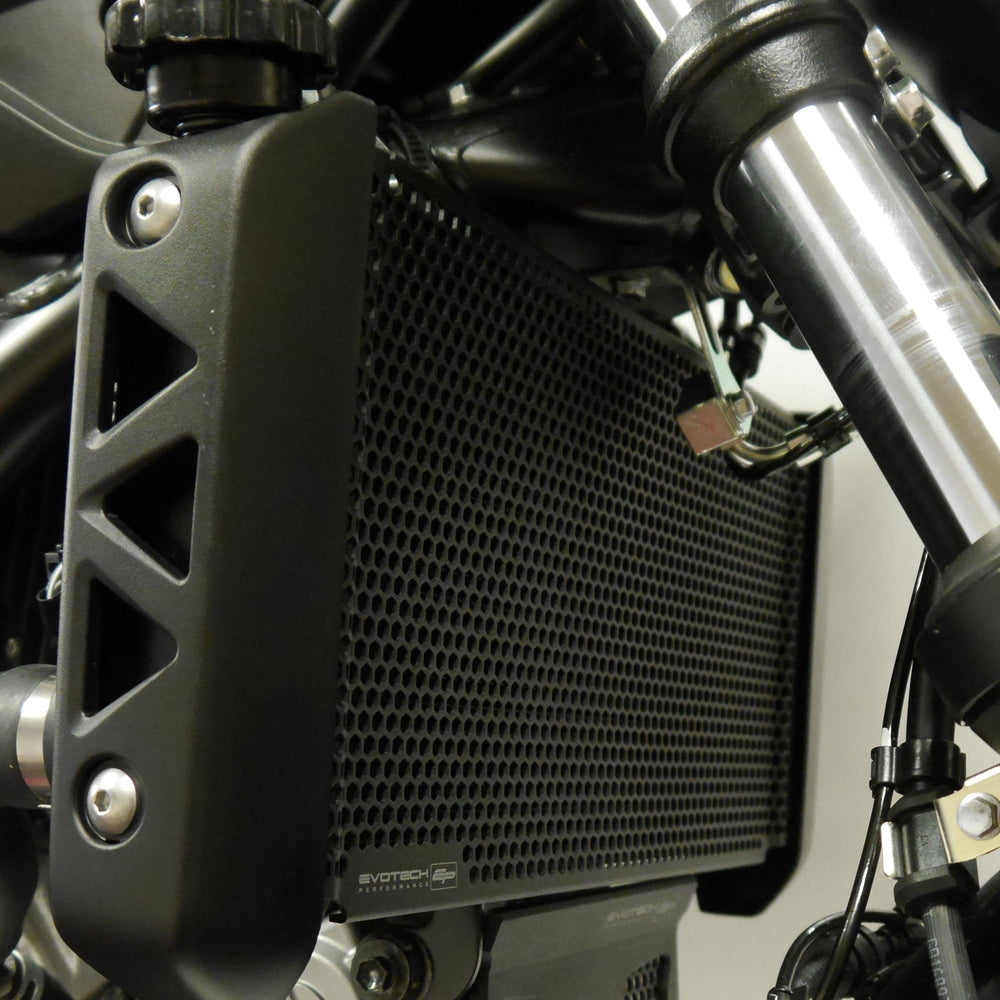 EP Radiator Guard installed on the Suzuki SV650