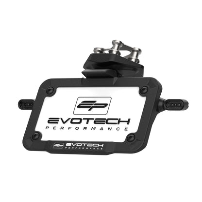 Verstelbare kentekenplaathouder incl. V1 knipperlichten Evotech - Triumph Street Triple 765 R (2023+)