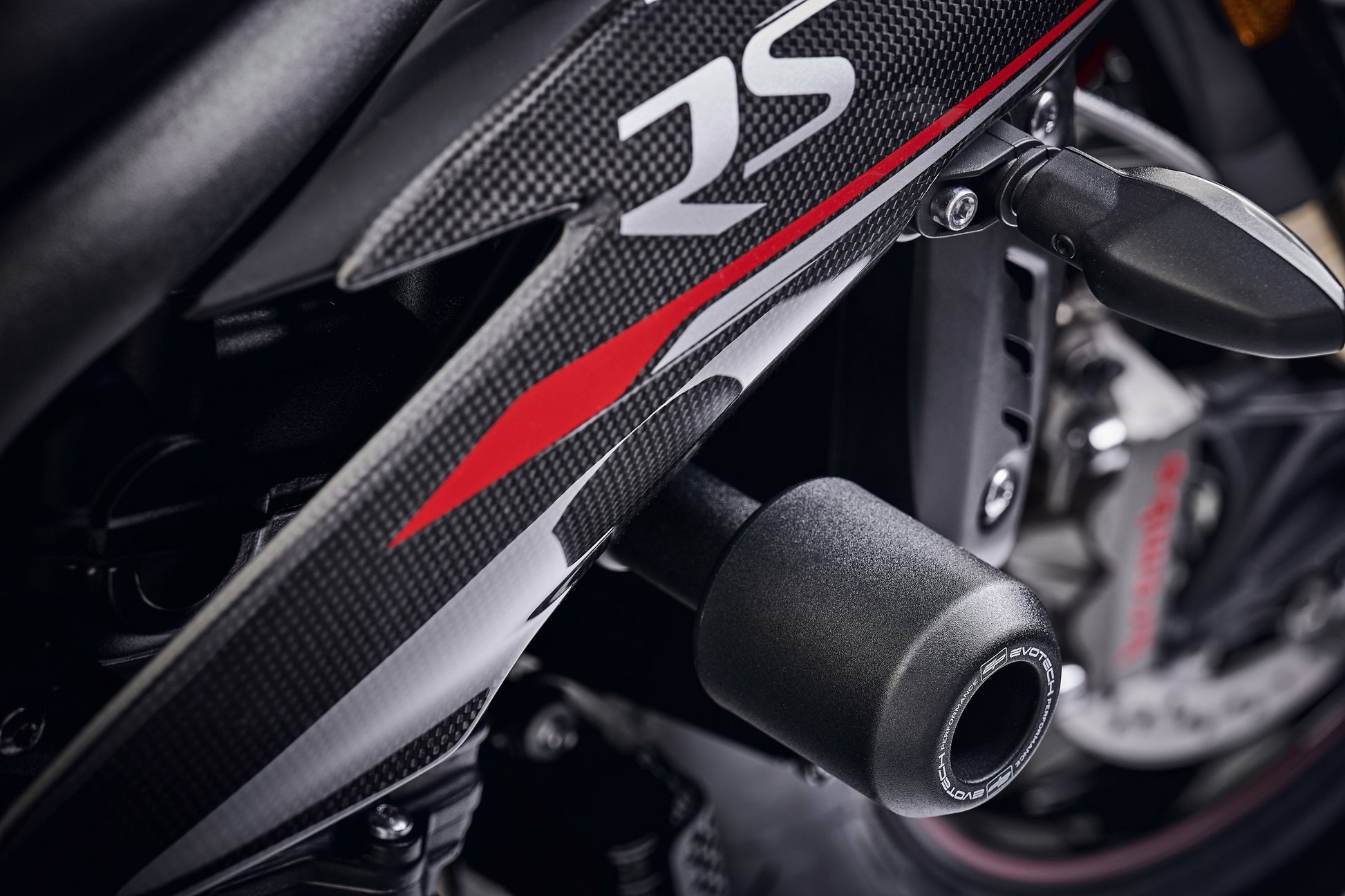 Evotech Triumph Speed Triple RS Frame Valblokken set (2018 - 2020)