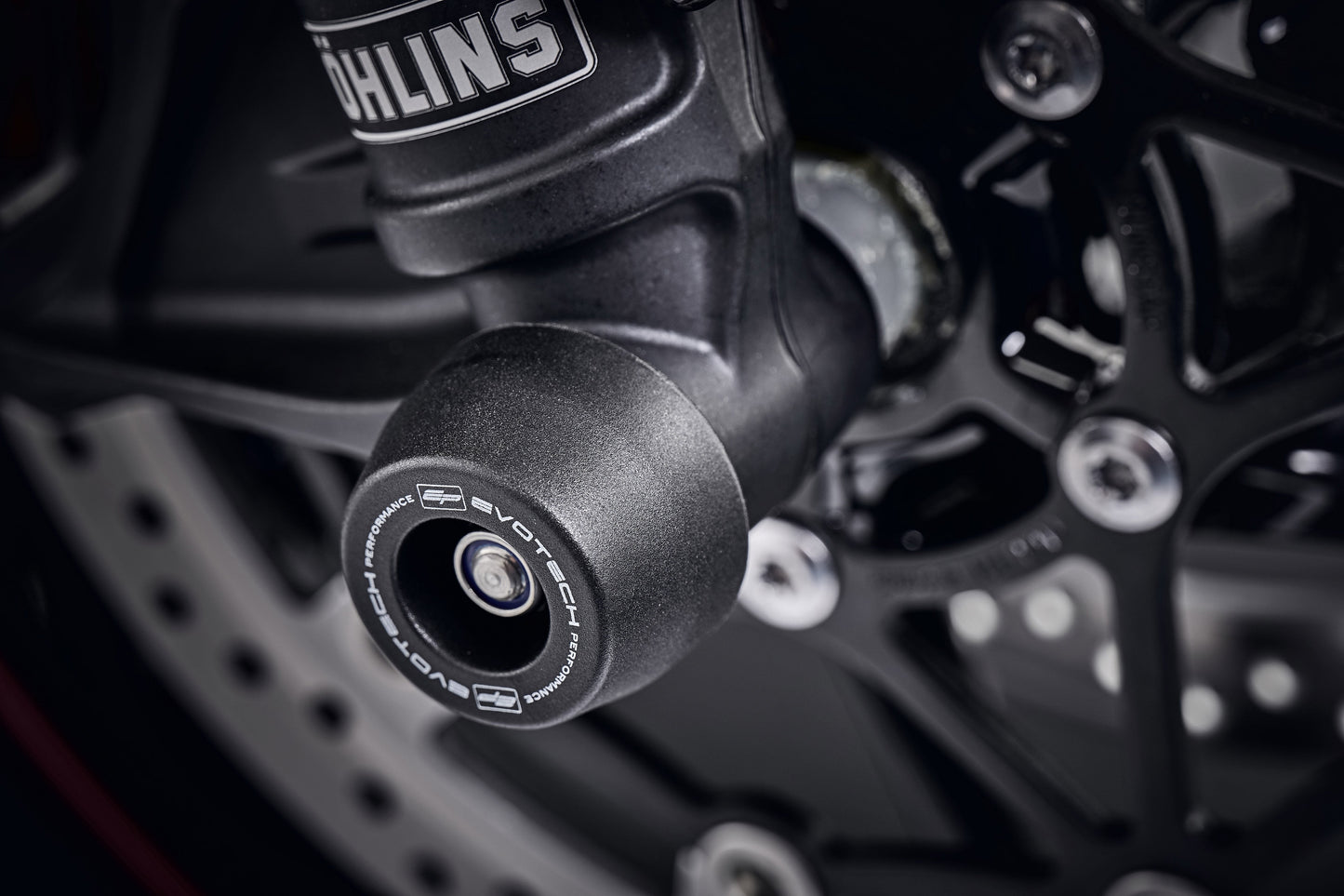 Evotech Front Spindle Bobbins - Triumph Speed Triple (2016-2017)